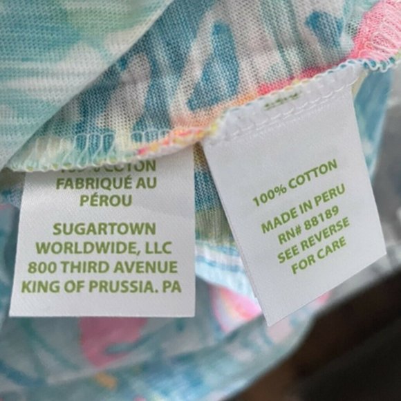 Lilly Pulitzer LARGE Beach & Bae MEREDITH Top - Picture 7 of 8